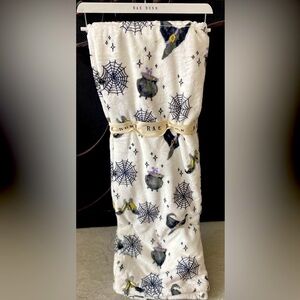 NWT Rae Dunn Halloween Seasonal Soft Plush Throw Blanket 50X70 Cauldron/Witch